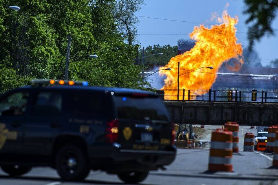 Cause of Flint gas explosion that injured two still unknown, officials say