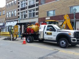 HTV PTO Vacuum Excavator on street