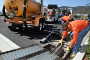 The City of Temecula, Calif. use Vacuum Excavation to clean out catch basins