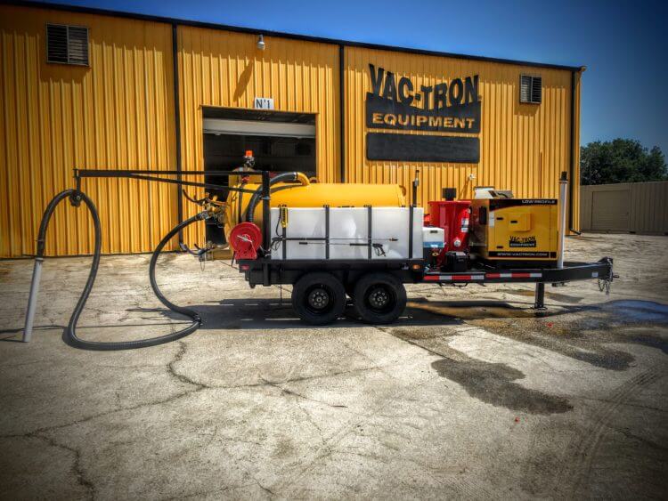 Vac-Tron Hydro Excavator in Action